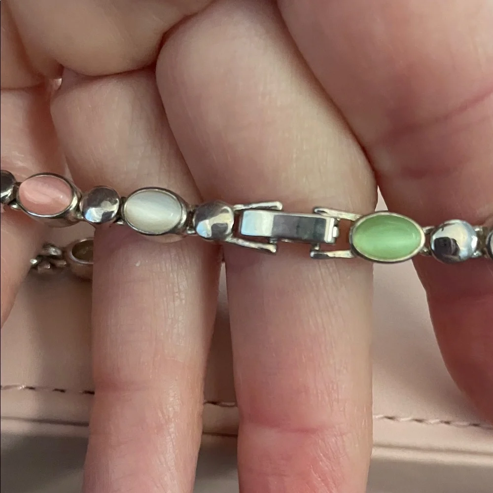 Multicolor Silver Bracelet - Picture 2 of 6